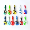 Environment Protection Protable Adult Pipes Guitar Model Men Silicone Pipe Smoking Accessories Multicolor Hot Sale New Arrival 6 5xj J2