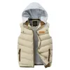 MEN JAVETS Mouwloze winterheren warm neerkapper vest