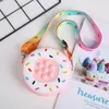 New Fashion Fidget Toys Women Messenger Bag Coin Purse Decompression Toy Push Bubble Anti Stress Squeeze Toys for Kid