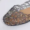 Femmes Bling Gelée Sandales D'été Appartements Chaussures Casual Femme Maille De Mode Évider Slip sur Dames Chaussure Confortable Chaussures 220315