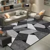 Alfombra con estampado geométrico para sala de estar, dormitorio lavable, alfombras de área grande, alfombra de salón con estampado moderno para el hogar 220301