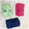 10 ألوان طفل كبير القوس الفتيات العصابة 7 بوصة كبيرة bowknot headwrap الاطفال القوس للشعر القط القطن واسعة رئيس العمامة الرضع الوليد رباطات