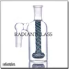 Nargile için 14mm Kül Catcher 45 derece duş başlığı perkolator wigwag iç sıralı gövde 18mm eklem kalın net ashcatcher5229178