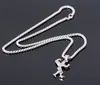 Collana con ciondolo per sollevamento pesi Collana con muscoli Uomini Sport Collana Fitness Gioielli hip-hop