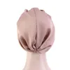 Nuovo arrivo Foulard intersecante Bowtie Design Donna Beanie Daily Turban Head Wrap Band Sleep Hat Pieghettato Yoga Sport Cap