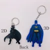 20pcs Anime Figura Ataque no chaveiro Titan PVC Double Side Cartoon Keychains Key Ring Kids Toy Key Titular Brinket Gift Bags Walle9536767