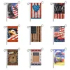 9 Color American Garden Flag Drapeau imprimé coloré bannière de jardin en tissu de lin américain Drapeau de jardin 120pcs T1I25192192200