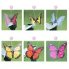 Solar Power Dancing Flying Butterflies Beautiful Creative Fluttering Vibration Fly Hummingbird Flying Birds Garden Yard Decoration1481112