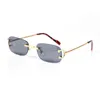 Luksusowe męskie okulary przeciwsłoneczne dla kobiet marka vintage okulary przeciwsłoneczne bez szał kwadratowych gradient geometrycznych retro okulary słoneczne żeńskie okulary UV400