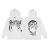 Erkekler Sweatshirts Tasarımcılar Giysileri İntikam Cottom Polar T Shirt Giyim Kapşonlu FG Hotfix Rhinestone Baskı Bahar Sonbahar Katman