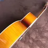 Chitarra acustica folk con sezione in legno massello modello J200 da 43 pollici Sunset Red9167994