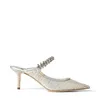 22S Dames Sandaal Slipper Bing 65mm Hoge Hakken Schoenen Enkel Crystal Lace-Up White Sandal Glitter Muilezels Zwart Patent Lederen Puntige Teen Mid heeled # 35-43