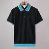 Polo da uomo di marca Piccolo cavallo Coccodrillo Ricamo Abbigliamento Uomo Tessuto Lettera Polo T-shirt o Colletto Maglietta casual # 001