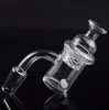 Novo XXL 4mm Quartz Banger Nail Cyclone Spinning Carb Cap Terp Pearl 4590 Graus quartz banger nail for Bongs dab rigs