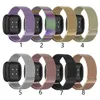 Pulseira inteligente de metal para Fitbit Versa 4 3 Sense pulseira de relógio de aço inoxidável pulseira de malha de substituição