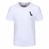 21SS Projektanci mężec T Shirt Fashion Men S zwykłe koszule Mężczyzna Ubranie ulicy letnie koszulki szorty