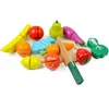 Фрукты и овощи играют в кухню для притворства, режущих игрушки с едой - образовательный игровой набор с помощью игрушечных ножных досок LJ201211