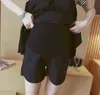 350の新しい夏のマタニティセットシフォンボヘミアンドレス妊娠中の女性用ボヘミアンドレス服半袖の母子妊娠服