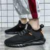 Alta Qualidade Masculina Men's Flying Shoes Respirável Casual Moda Na Moda Esportes No-Marca Sneakers Trainers Outdoor Jogging Andando