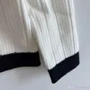 Cardigan pull tricot concepteur vêtements pour femmes nouvelle haute qualité printemps et automne vêtements femmes élégant imprimé veste Wome
