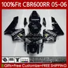 Wtryskiwacze Formy Formy dla Honda Blask Black CBR 600RR 600F5 600CC 2005-2006 Body 72NO.89 CBR600 CBR 600 CC F5 RR F 5 2005 2006 CBR600F5 CBR600RR 05 06 OEM Nadwozie