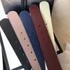 2023 Belts Classic best quality 6 colors 3 widths genuine leather women belt with box men belts women gold silver buck