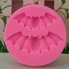 Halloween Silicone Bat Mallen Kerst Ghost Festival Decorating Cakevormen Sugar Biscuits Bakken Eenvoudige demontage Mold