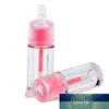 1pcs 6 ml / 8 ml Lip Gloss Garrafa Glaze tubo vazio Pink Ice Cream Cone / Baby Bottle Forma DIY Lipgloss Packaging Container