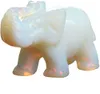 Pierre opale opale éléphant 1,5 pouces (environ 3,8 cm) statue artisanat pierre naturelle sculpture statue chakra sculpture pierre guérison aura sac gratuit