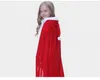 Neue Weihnachten Cape Jacke Erwachsene Kind Unisex Urlaub Party Bühne Tisch Performance Cosplay Rollenspiel Kleidung rote Kleidung