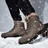 Stivali invernali da uomo scarpe Sneakers moda calde 2022 stivali da neve da uomo invernali all'aperto di alta qualità scarpe Casual stivali di lusso da uomo