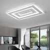 Plafonniers LED blanc/noir moderne pour salon chambre Ultra-mince Restaurant cuisine lampes luminairesplafond