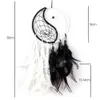 White Black Dream Catcher Home Decor Wall Car Hanging Decoration Feather Crafts Dreamcatcher Nets 1222167