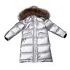 Olekid Russian Winter Down Jacket for Girls Afficroof Hiny Warm Girls Winter Matel 5-14 ans Teenage Girl Parka Snowsuit LJ201128