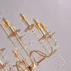 decoration 11 Heads Gold iron plating LED floor lamp wedding props wedding stage on-site supplies senyu753