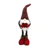 Weihnachten handgemachte schwedische Gnome Puppe Ornamente ausziehbare stehende Figur Spielzeug Urlaub Home Party Dekor Kinder Geschenk 201203