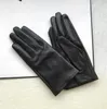 Mode-gants pour femmes en cuir véritable hiver chaud peluches femme doux femme doublure en fourrure mitaines de haute qualité