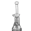 Shisha Chicha Bongs Tornado Filte Glass Dab Rig Water Pipes 물 담뱃대 흡연 벌집 compubah Percolator 유리 물 파이프 12.6 인치 14mm 그릇