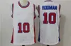 Vintage 10 Rodman Jersey 11 Thomas 40 Laimbeer 4Dumars 33 Colline 0 Drummond 1 Jackson