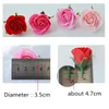 50st Rose Soap Flower Cheap Mini Flowers Artificial 3.5cm Romantic Wedding Valentine's Day Gift Wedding Bankett Hemdekoration T200903