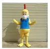 Costume de mascotte de coq de poulet adulte, Direct d'usine, Costume de fête, robe de jeu, cadeau