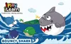 Dzieci Great White Shark Hopper Ball Ride na Bounce Toy Outdoor Nadmuchiwane Skoki Zwierząt Prezent dla 2 3 4 5-letnia chłopiec dziewczyna