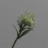 Fake singel stam pincushion blomma 15.75 "längd simulering retro leucospermum för hem bröllop dekorativa konstgjorda blommor