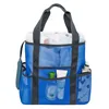 Netz-Strandtasche, groß, leicht, Markt, Lebensmittel, Picknick, Strandtasche, Grün, Blau, Schwarz, Strandspielzeugtaschen RRE12808