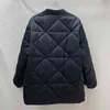 Chaqueta de algodón con cuello en V de nailon para ropa de almacén Venta online_Q3JK