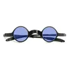 نظارات شمسية للطي جولة النساء العلامة التجارية مصمم الأزياء الرجعية بدون شفة إطارات صغيرة نظارات الشمس الرجال أحمق النظارات FML1