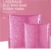 Rosa Luftblasen-Versandtaschen, selbstklebend, gepolsterte Umschlagtaschen, Poly-Luftpolster-Versandtaschen, Geschenkverpackungsbeutel, Hochzeitsbevorzugungsbeutel jllIIH