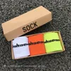 Mens Socks Sezon 6 kaykay moda erkek mektubu baskılı çorap spor çoraplar hip hop