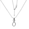 CKK Knotted Heart Necklace Kolye Choker Women Jewelry Collares de moda 925 Sterling Silver Chain Colar bijoux Femme Collier Q0531