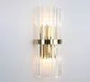 Modern LED Crystal Wall Light Gold Home Decor Wall Lighting Fixture Bedroom Hallway Wall Sconce Lamp Fast Shipping Via DHL/FedEx